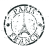 Paris France Stamp - Artisan Enhancements