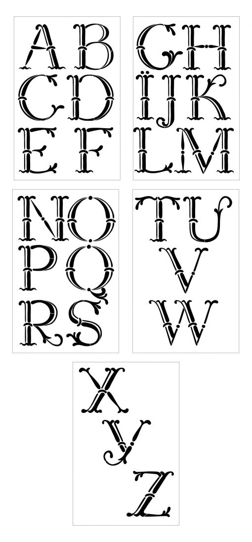 Vintage Alphabet - Artisan Enhancements